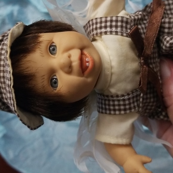 Small angel boy doll 90's vintage bean bag EUC - Picture 11 of 12